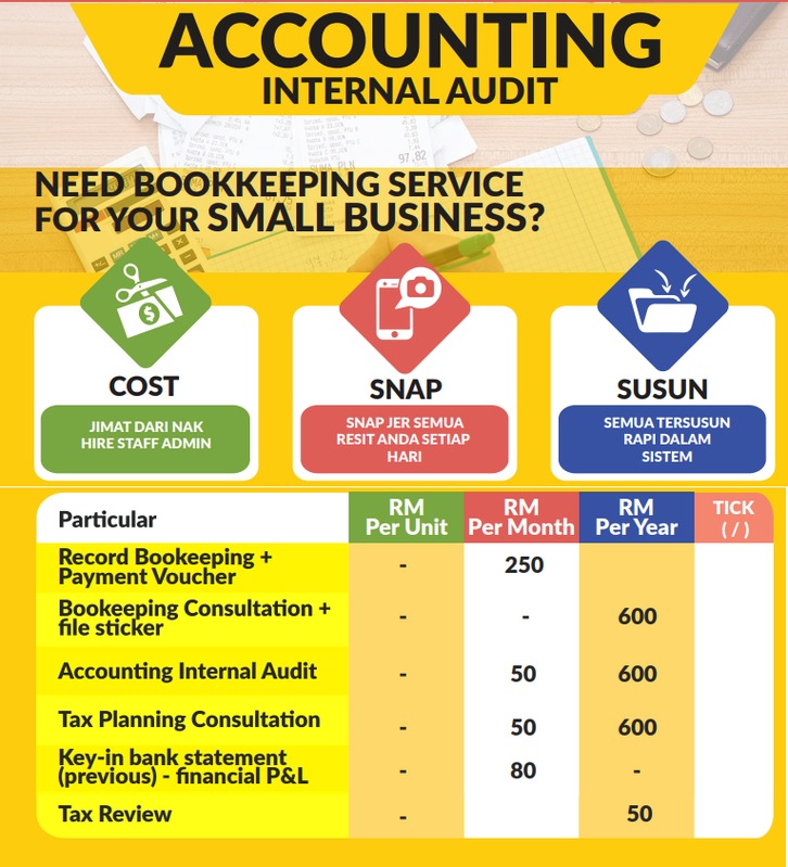 1 tahun Servis Support Group Whatsapp untuk  Bookeping, Akaunting & Taxplanning